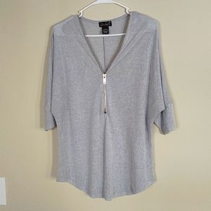 Questions Blouse with zipper neckline